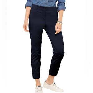 Talbots The Perfect Crop Pants in Navy Blue Women’s 2